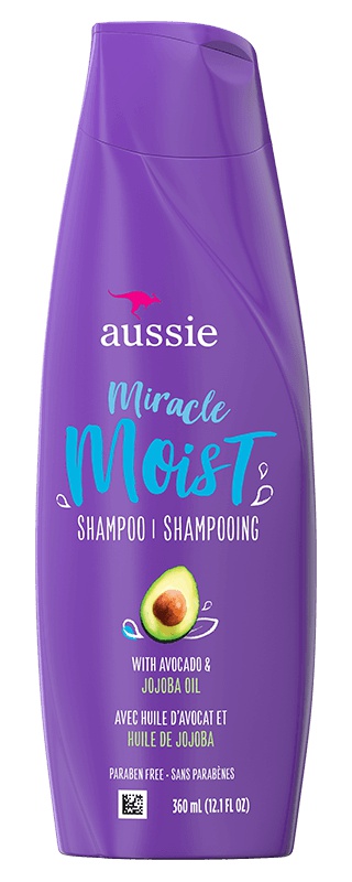 Aussie Miracle Moist With Avocado & Jojoba Oil Paraben Free Shampoo