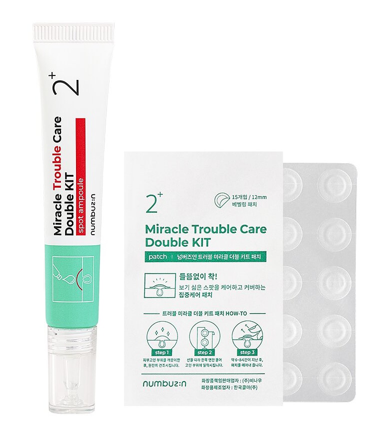 numbuzin No. 2 Miracle Trouble Care Double Kit
