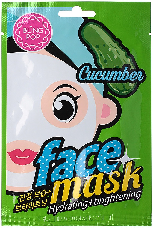 Bling Pop Cucumber Hydrating & Brightening Mask