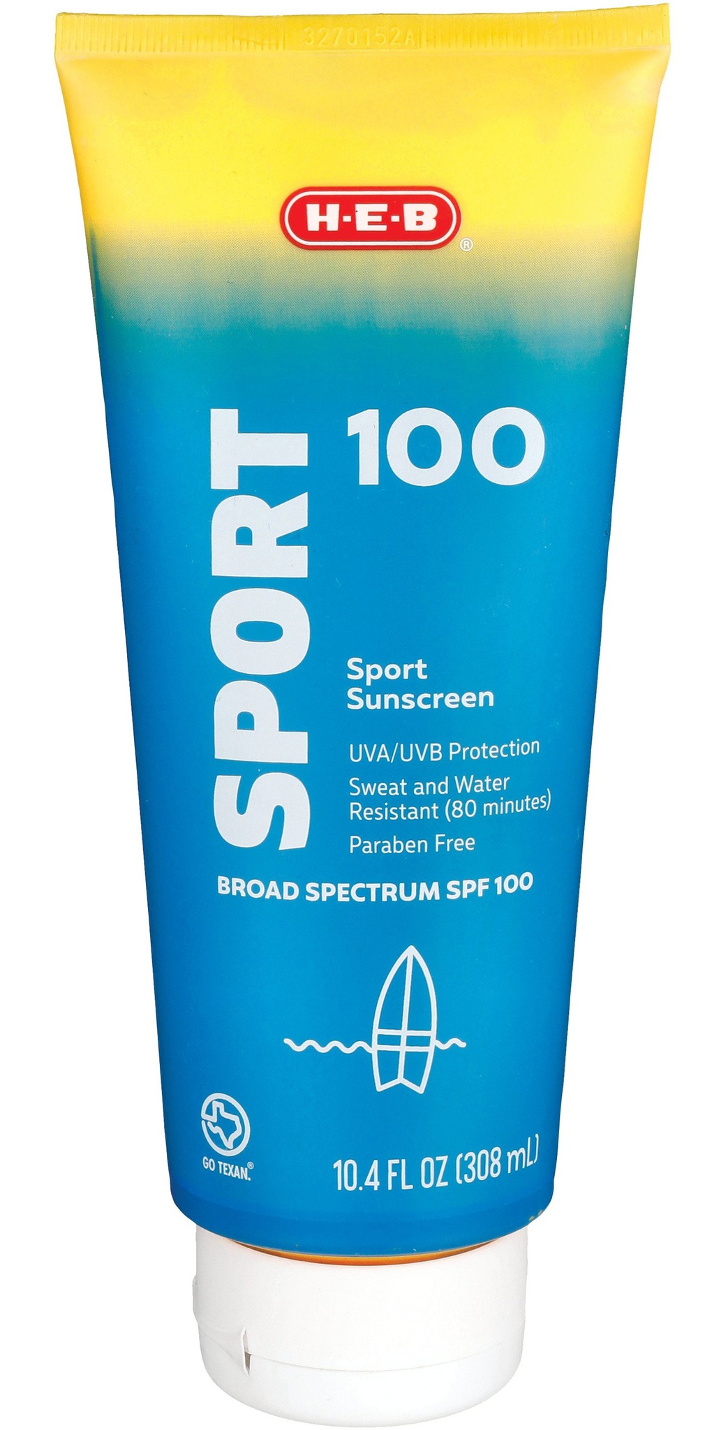 H-E-B H‑e‑b Sport Broad Spectrum Sunscreen Lotion – SPF 100