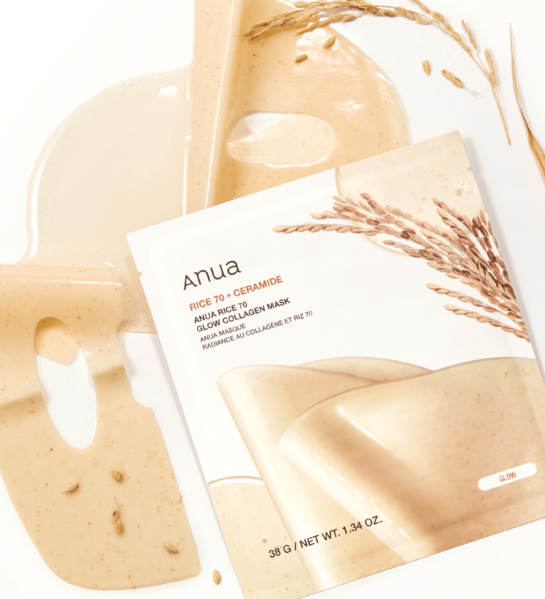 Anua Rice 70 Collagen Mask