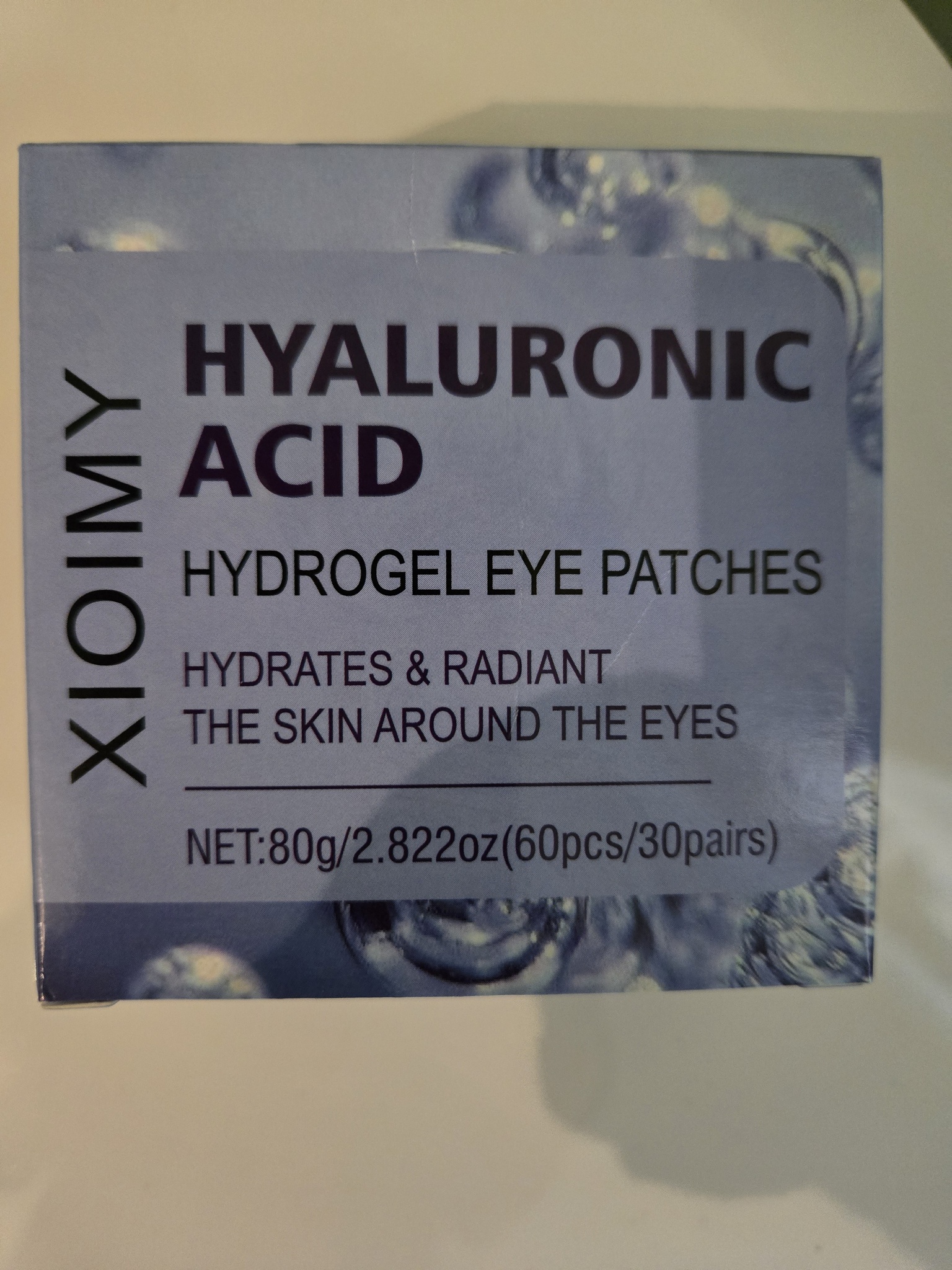 Xioimy Hyaluronic Acid Hydrogel Eye Patches