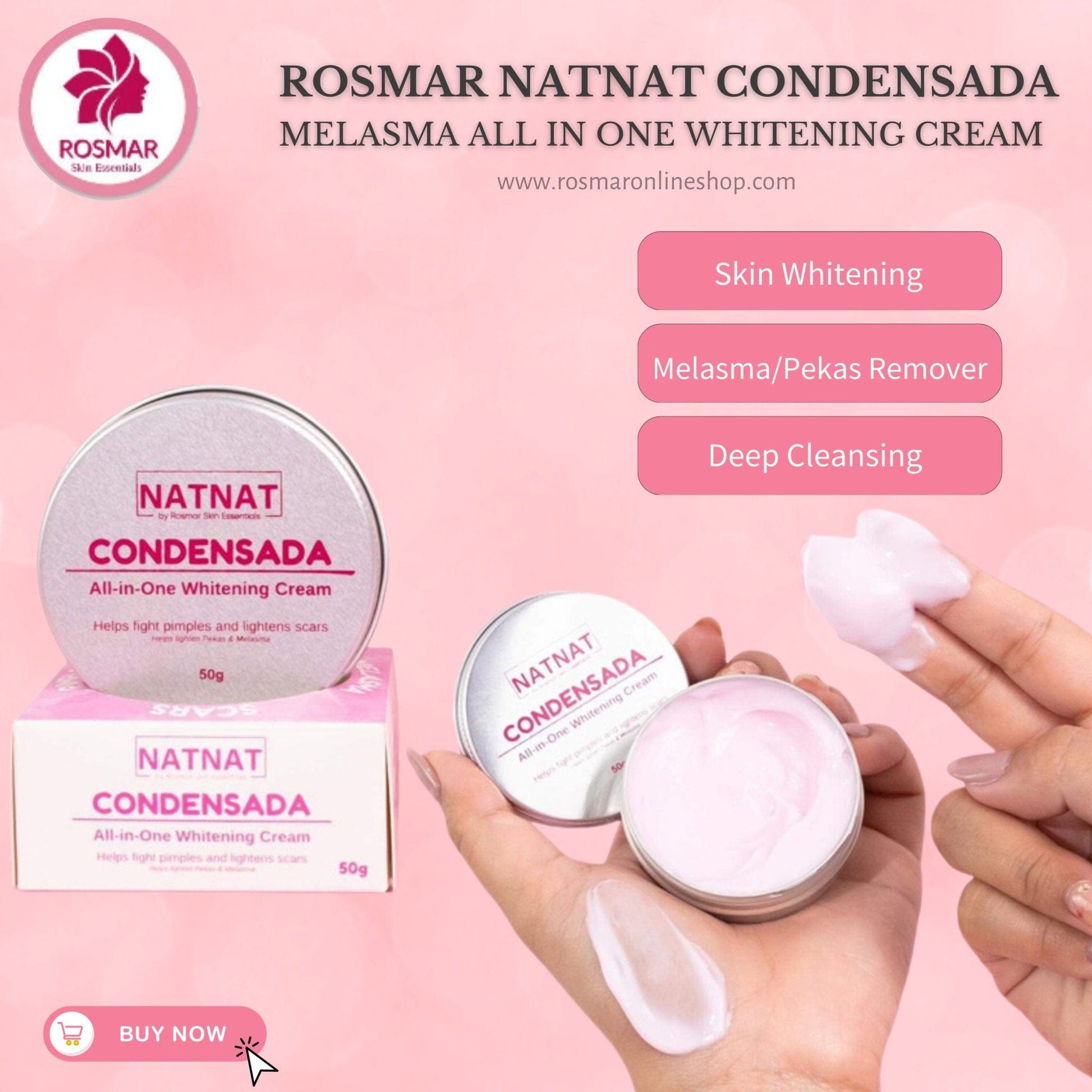 Rosmar Natnat Condensada All-in-one Whitening Cream