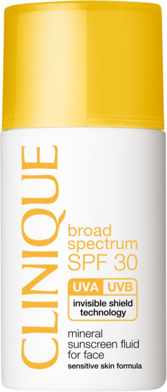 Clinique Broad Spectrum Spf 30 Mineral Sunscreen Fluid For Face