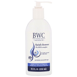 Beauty Without Cruelty Facial Cleanser, 3% Aha Complex