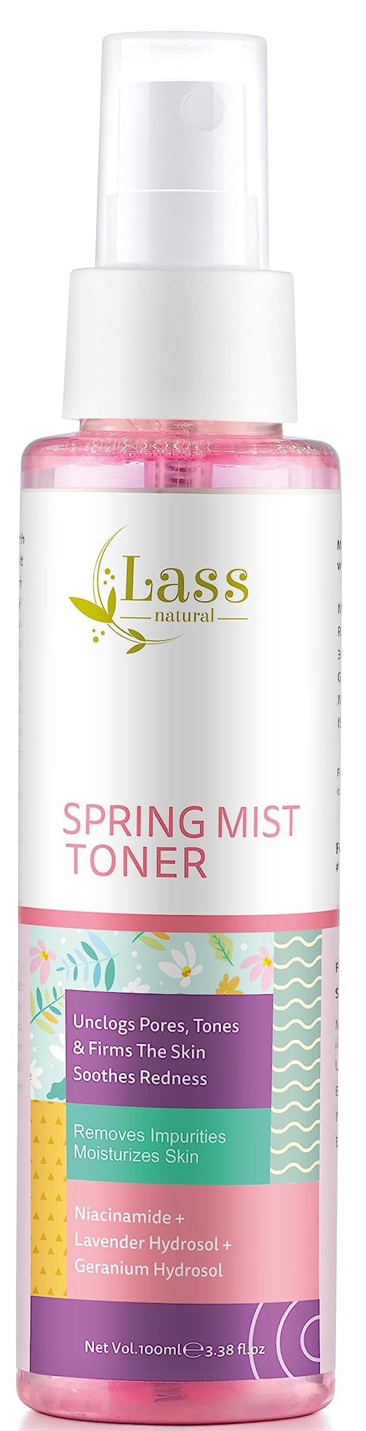 Lass naturals Niacinamide Toner With Rose Water