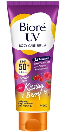 Biore UV Body Care Serum Intensive Aura Kissing Berry SPF50+ Pa+++
