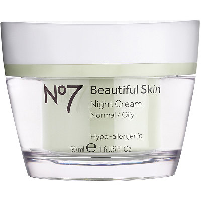 No7 Beautiful Skin Night Cream Normal/Oily Skin