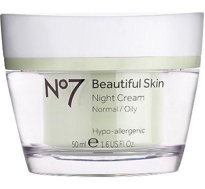 No7 Beautiful Skin Night Cream Normal/Oily Skin