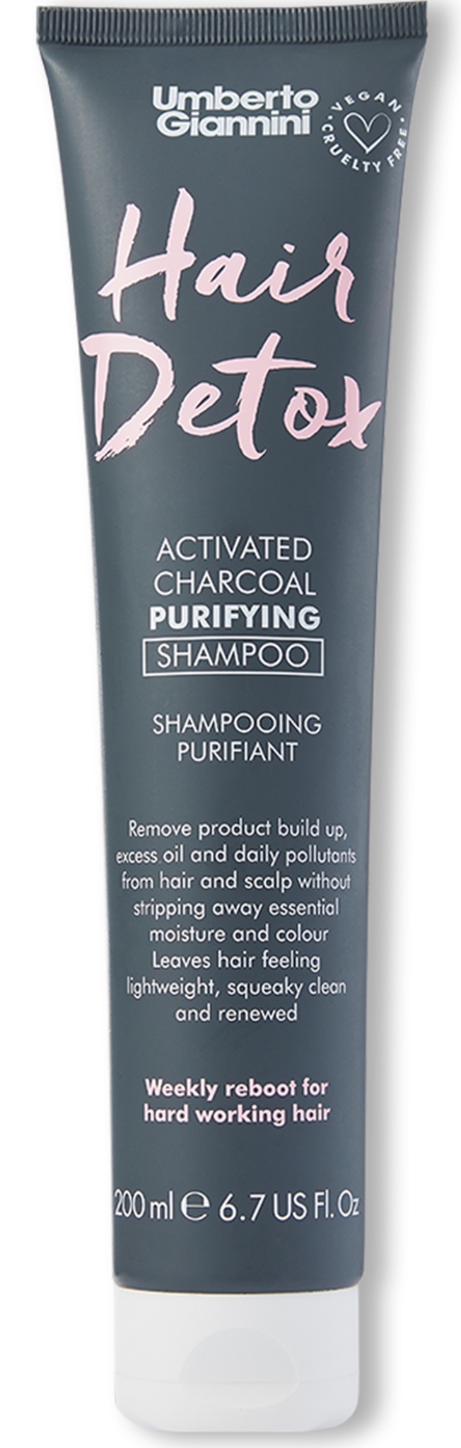 Umberto Giannini Hair Detox Activated Charcoal Purifying Shampoo