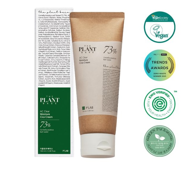 The Plant Base AC Clear Moisture Cica Cream
