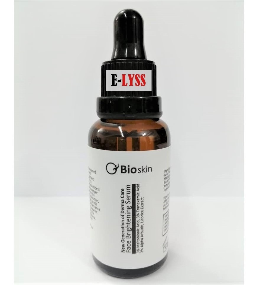 Bioskin Face Brightening Serum (3% Maltobionic Acid, 3% Tranexamic Acid, 2% Alpha Arbutin, Licorice Extract)