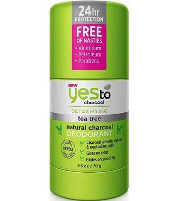 Yes To Tea Tree Scented Natural Charcoal Deodorant