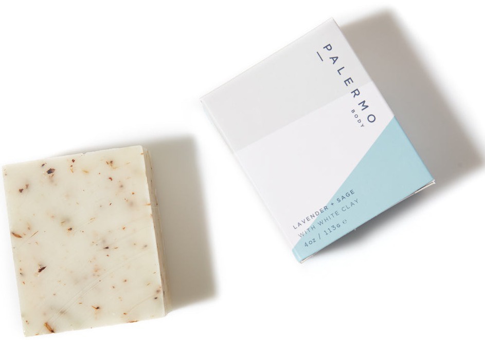Palermo Body Lavender + Sage Soap With White Clay
