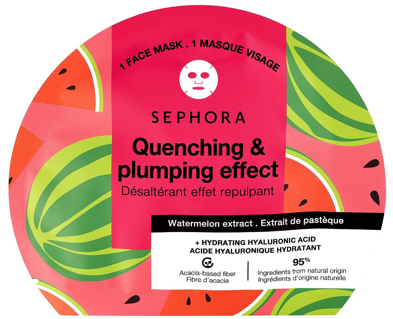 SEPHORA COLLECTION Fiber Face Mask Watermelon