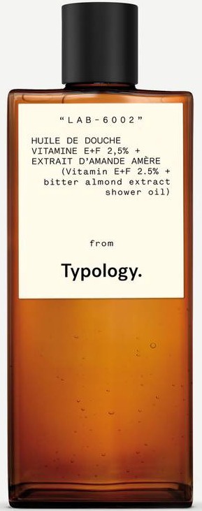 Typology Lipid-replenishing Shower Oil 2.5% Vitamin E + F + Bitter Almond Extract