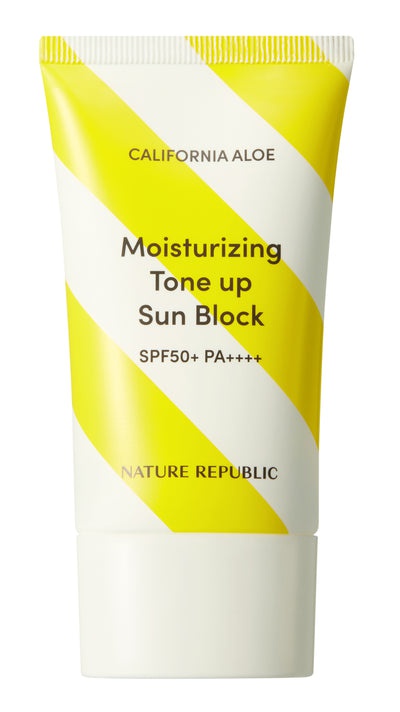 Nature Republic California Aloe Moisturizing Tone Up Sun Block SPF 50+ PA++++