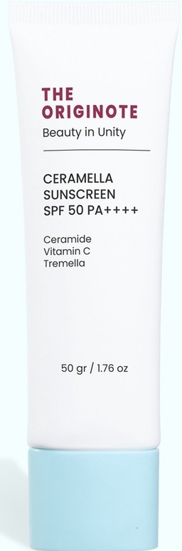 The Originote Ceramella Sunscreen SPF 50 Pa++++ 3d Ceramide + Vitamin C + Tremella