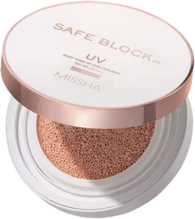 Missha Safe Block RX Rosy Tone Up Sun Cushion SPF 50+ PA++++