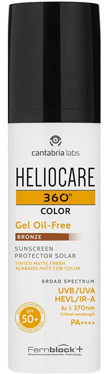 Heliocare 360 Gel Oil Free Color Bronze