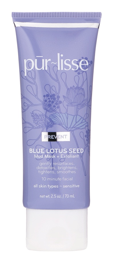 Purlisse Blue Lotus Seed Mud Mask + Exfoliant