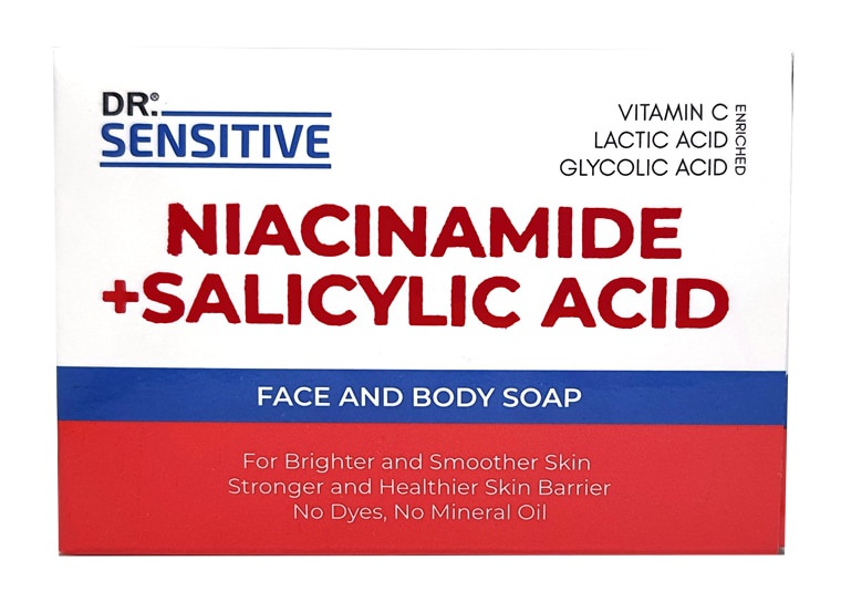 Dr. Sensitive Niacinamide + Salicylic Acid Face And Body Soap
