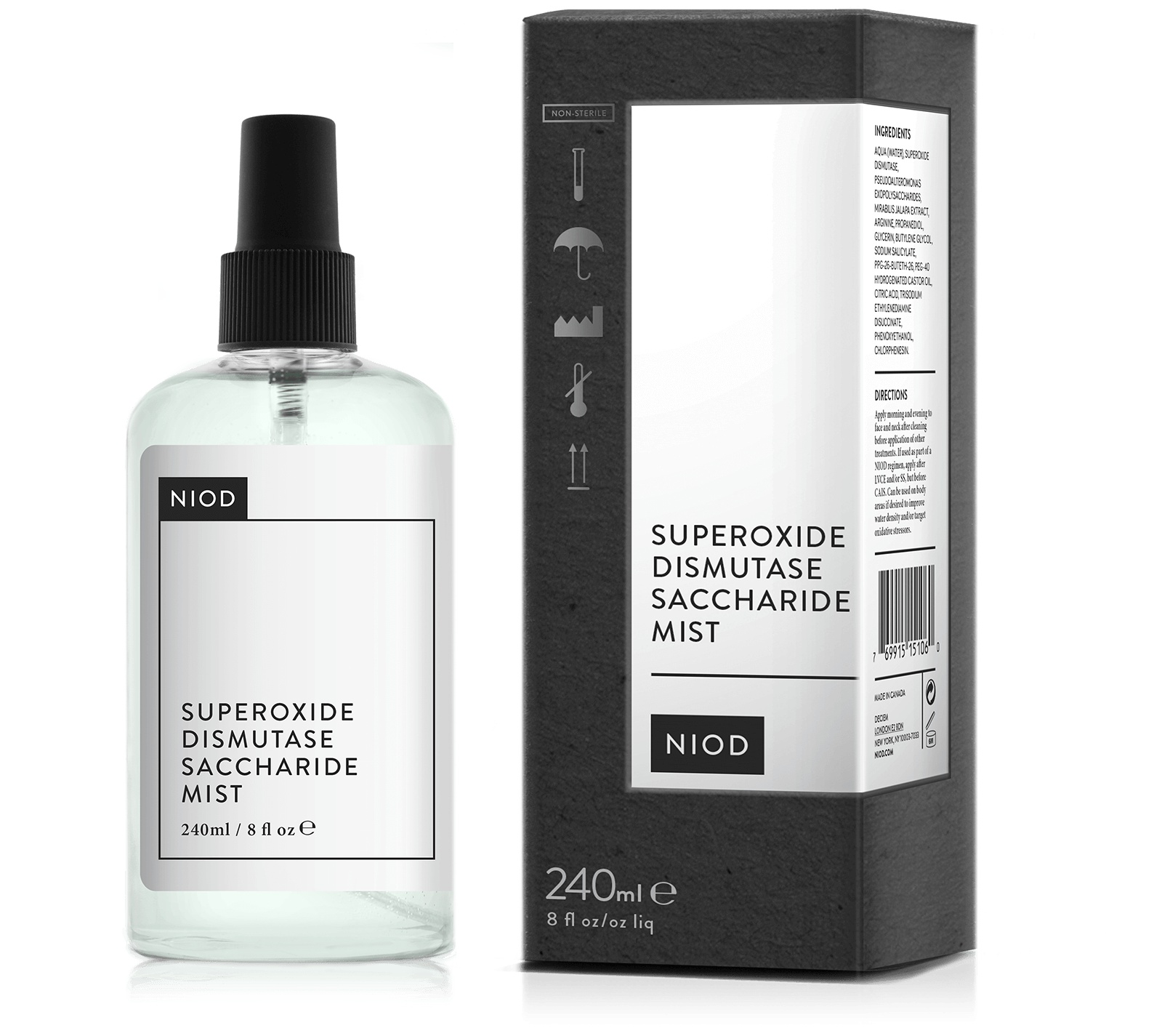 NIOD Superoxide Dismutase Saccharide Mist