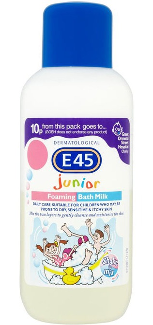 E45 Dermatological Junior Foaming Bath Milk