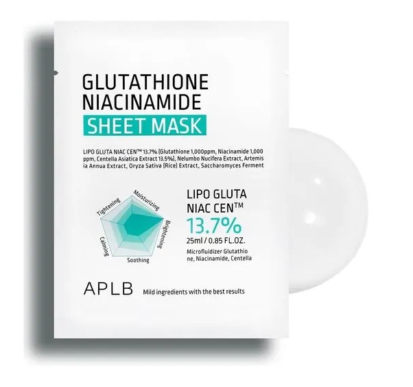 APLB Glutathione Niacinamide Sheet Mask