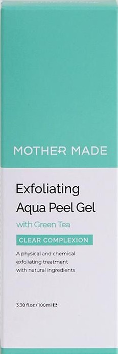 MOTHER MADE Exfoliating Aqua Peeling Gel Exfoliator For Face With Green Tea