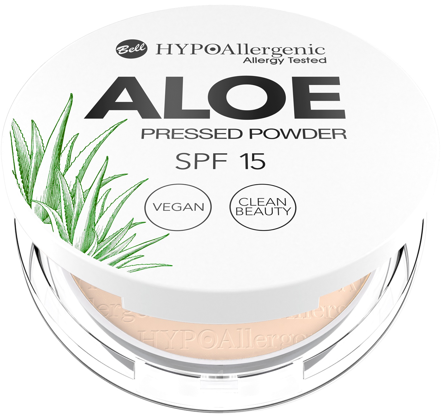 Bell HYPOAllergenic Aloe Pressed Powder SPF 15