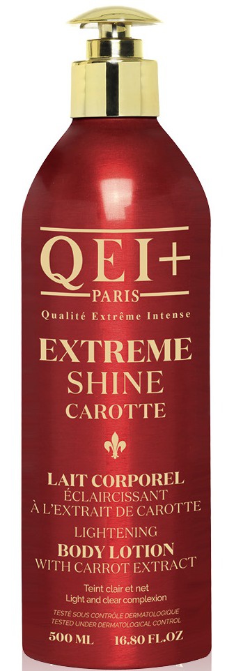 QEI+ Lightening Body Lotion - Extreme Shine Carrot
