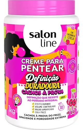 Salon Line Creme Para Pentear Definição Duradoura