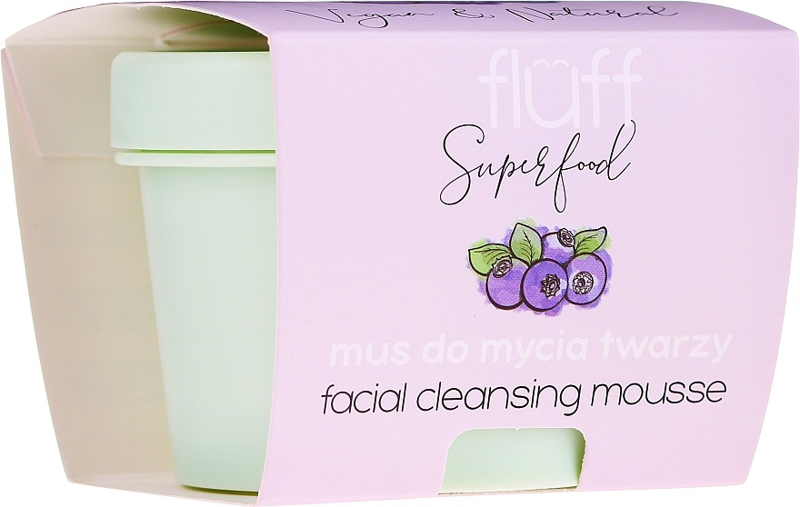 Fluff Superfood Facial Cleansing Mousse Forest Fruit