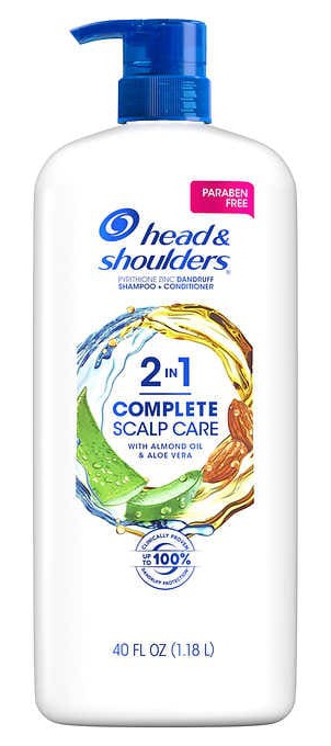 Head & Shoulders Complete Scalp Care 2-in-1 Dandruff Shampoo And Conditioner With Almond Oil & Aloe Vera