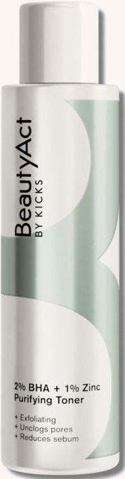 KICKS BeautyAct 2% BHA + 1% Zinc Purifying Toner