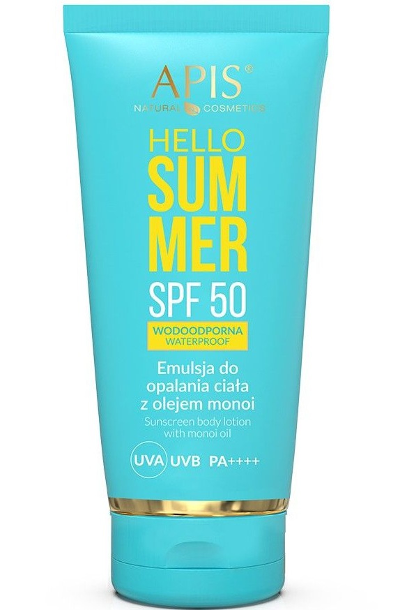 APIS Hello Summer Sunscreen Body Lotion With Monoi Oil SPF 50