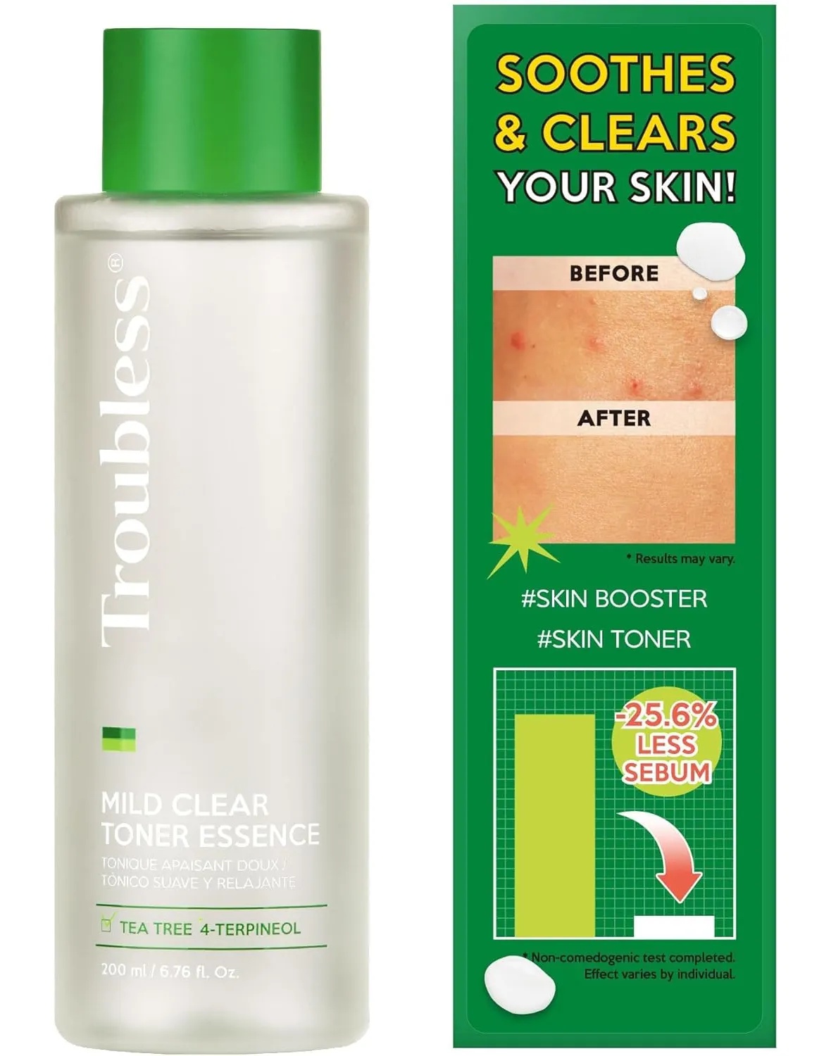 Troubless Mild Clear Toner Essence
