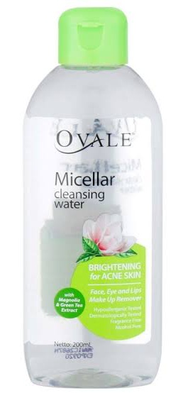 OVALE Micellar Cleansing Water Brightening For Acne Skin