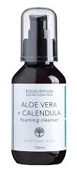 Equilibrium natural collections Aloe Vera + Calendula Foaming Cleanser