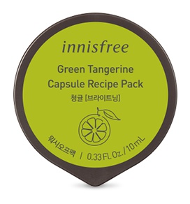 innisfree Green Tangerine Capsule Recipe Pack