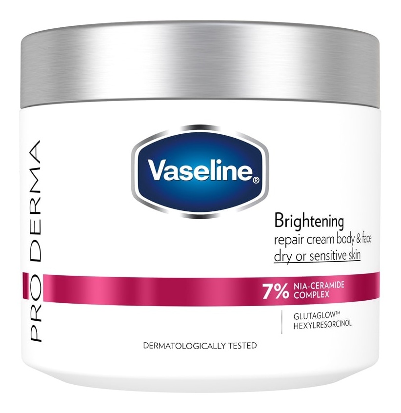 Vaseline Pro Derma Brightening Repair Cream Body & Face
