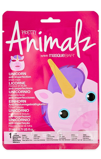 MasqueBAR Pretty Animalz Unicorn Sheet Mask