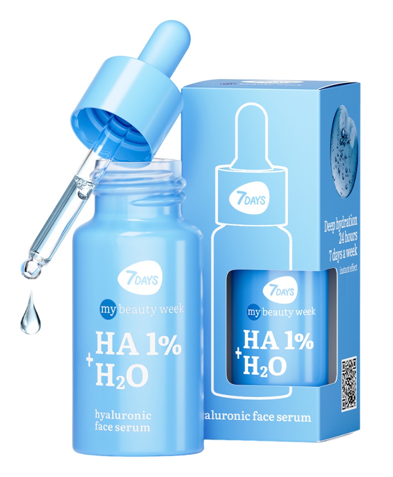 7DAYS My Beauty Week HA 1% + H2O Hyaluronic Face Serum