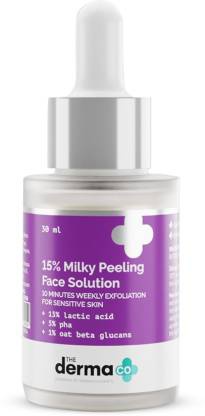 The derma CO 15% Milky Peeling Face Solution With 15% Lactic Acid, 5% PHA & 1% Oat Beta Glucans