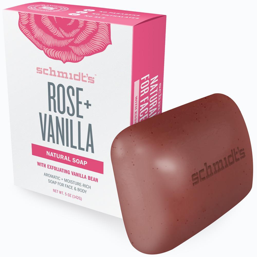 Schmidt's Rose + Vanilla Bar Soap