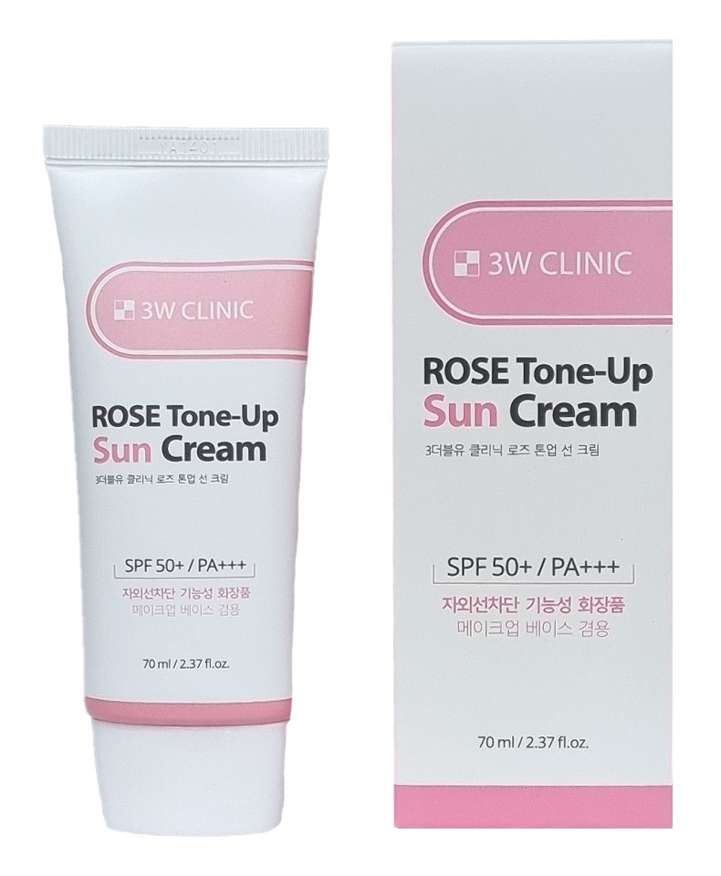 3W Clinic Rose Tone Up Sun Cream