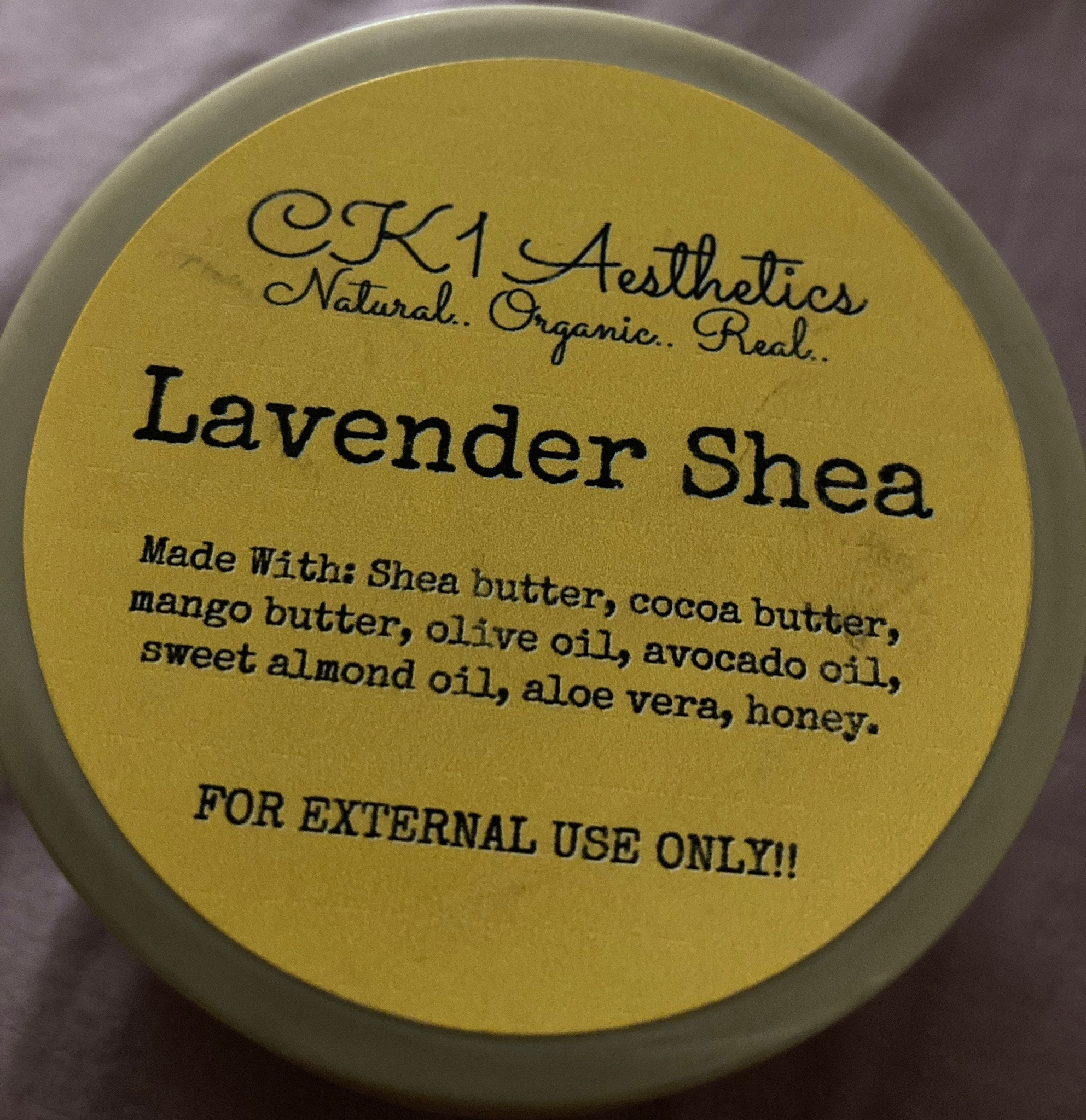 CK1 Aesthetics Lavender Shea