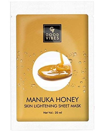 Good Vibes Skin Lightening Sheet Mask - Manuka Honey