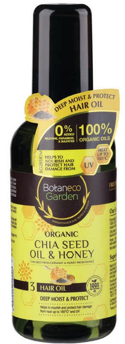 Botaneco Garden Organic Chia Seed & Honey Hair Oil